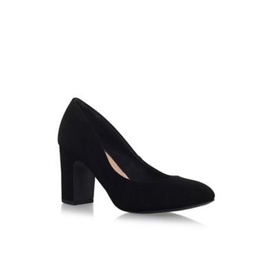 Black 'Cecilia' high heel court shoes